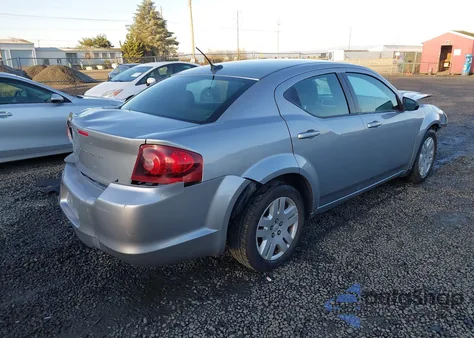 2014 Dodge Avenger Se z USA, uszkodzony, nr VIN 1C3CDZABXEN166613